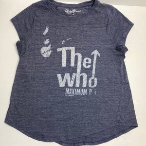 Lucky Brand Blue Graphic Tee